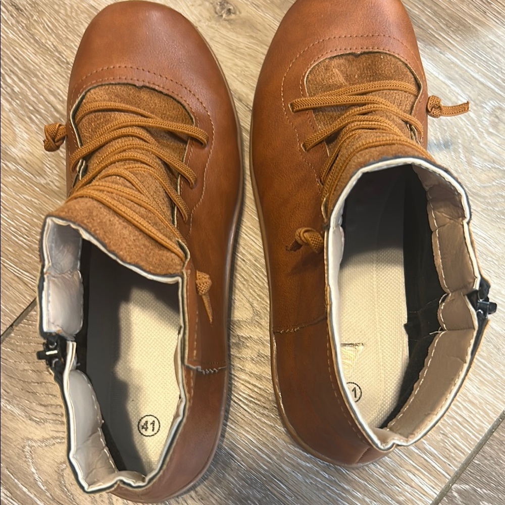 Brown Ankle Boots for Women - Picture 4 of 7